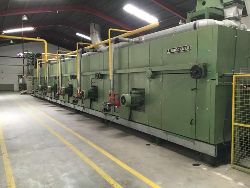 Mitter, Kusters, Bruckner, Tufted Carpet Printing Line, 4000mm Working Width, 8 Colors