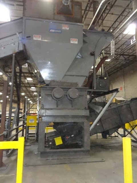 SSI, 5000 HD, 1993, Twin Shaft Shredder, 400 HP, Hydraulic Ram