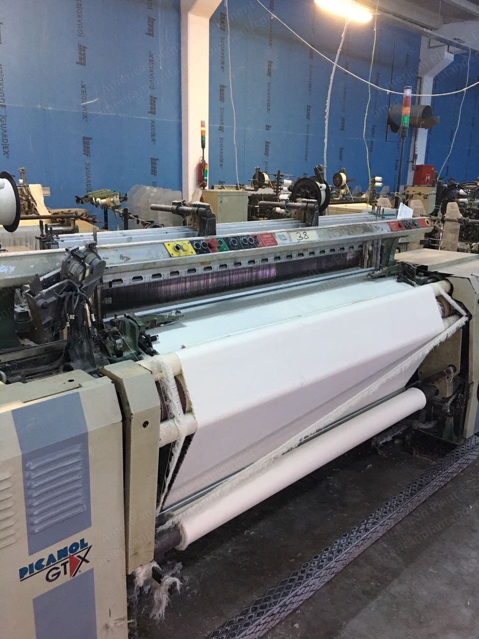 Picanol, GTX 6R, 1997, Rapier Looms, 1900mm Width, Staubli 2660 Electronic Dobby, 6 Colors