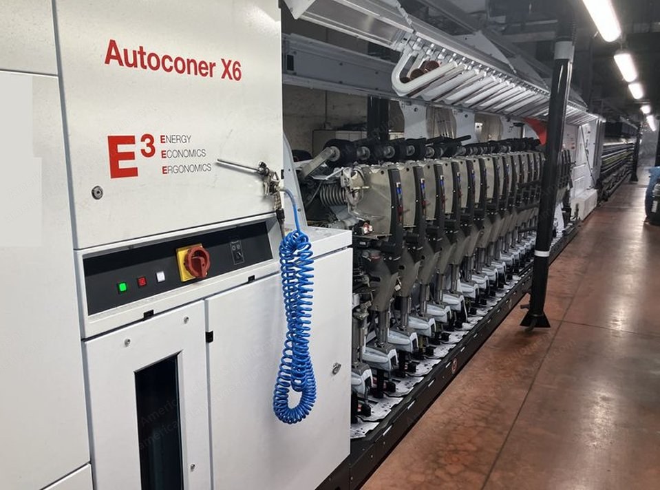 Zinser, RM451, 2018, Worsted Spinning Frame, 576 Spindles, 75mm Gauge, with Schlafhorst Autoconer X6
