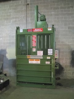 Philadelphia Tramrail, PTR 2300HD, Vertical Downstroke Baler, 60x30x48 inch Bale Size, 10 HP, 6 inch Cylinder Bore