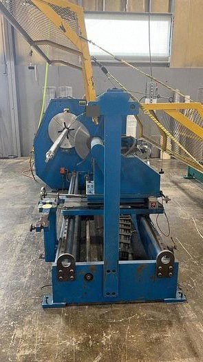 Dusenbery, Model 3000, 72" Automatic Baloney Slitter, 20" Diameter Rolls, Misting Device, Knife Grinder