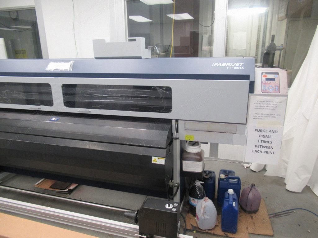 DGI, Fabrijet FT-1904X, 2015, 1880mm Print Width, 4 Color, Digital Fabric Printer