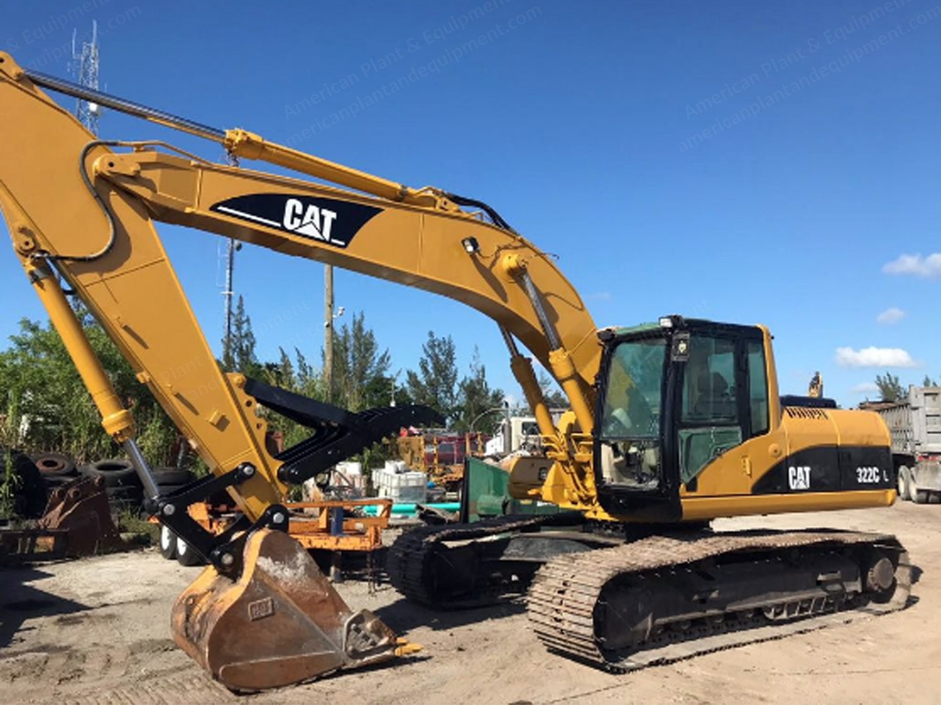 Caterpillar, 322CL, 2005, Crawler Excavator, 75% Under-Carriage