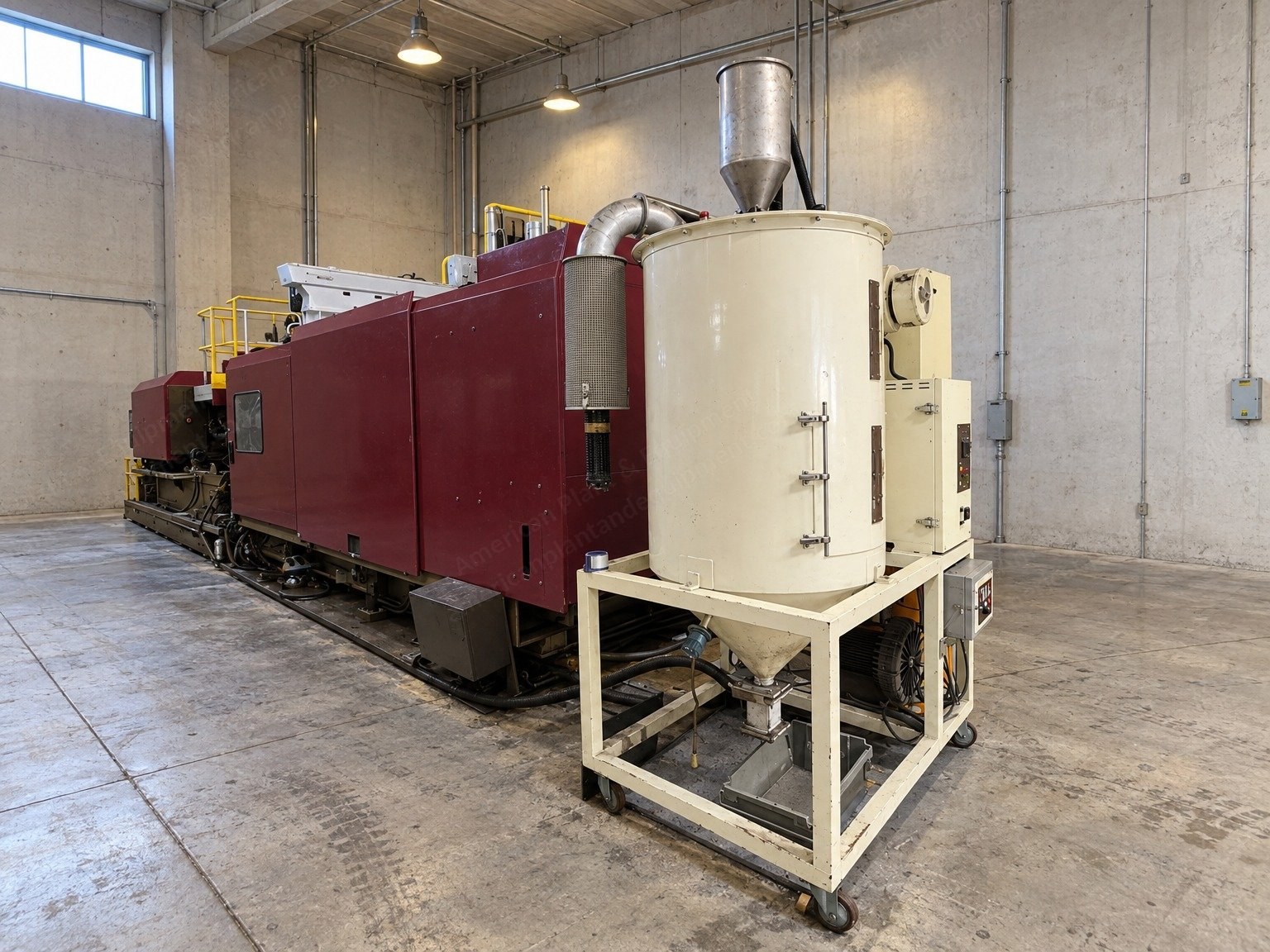 JSW, J850EL III W, 2005 and 2007, All-Electric Injection Molding Machine, 850 Ton, 2 Units