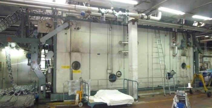 Arioli Steaming Machine, 1998, 2200mm, Thermo Oil Heating, Capacity 300m