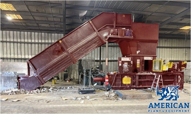 International Baler, TR9-75, Two Ram Baler, 75 HP, 45x58" Infeed, 9" Main Cylinder