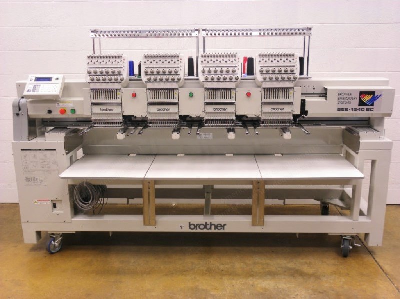 Brother, BES 1240 BC, 2000, 4 Heads, 12 Needles, 220V 1 Phase