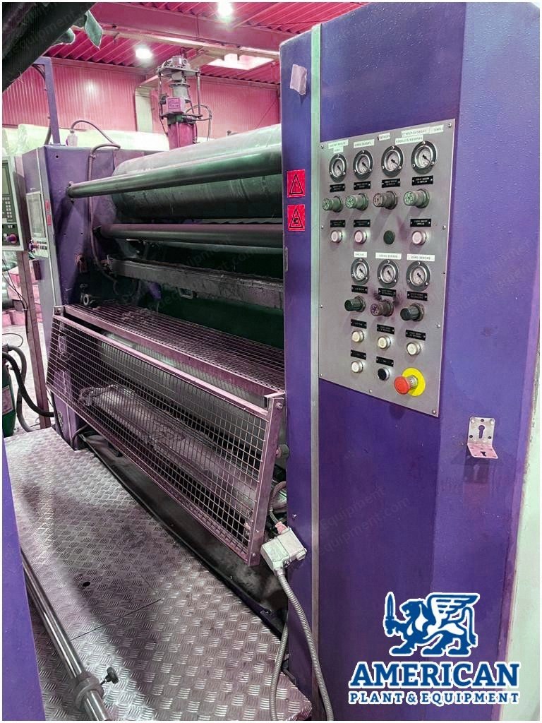 Monti Antonio, Model 908, 2002, Hot Melt Machine, Working Width 1800mm