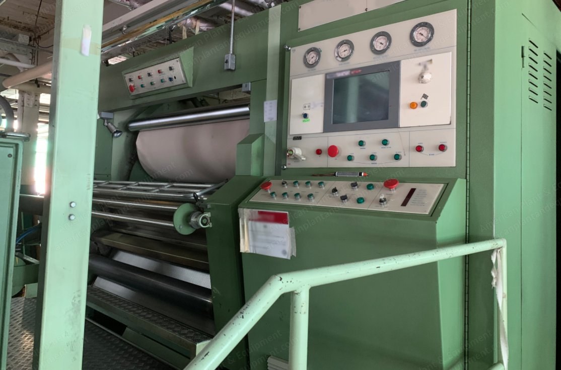 Permanent Finishing Machine, 1500mm Fabric Width, 1800mm Wrapper Width, 600m Wrapper Length
