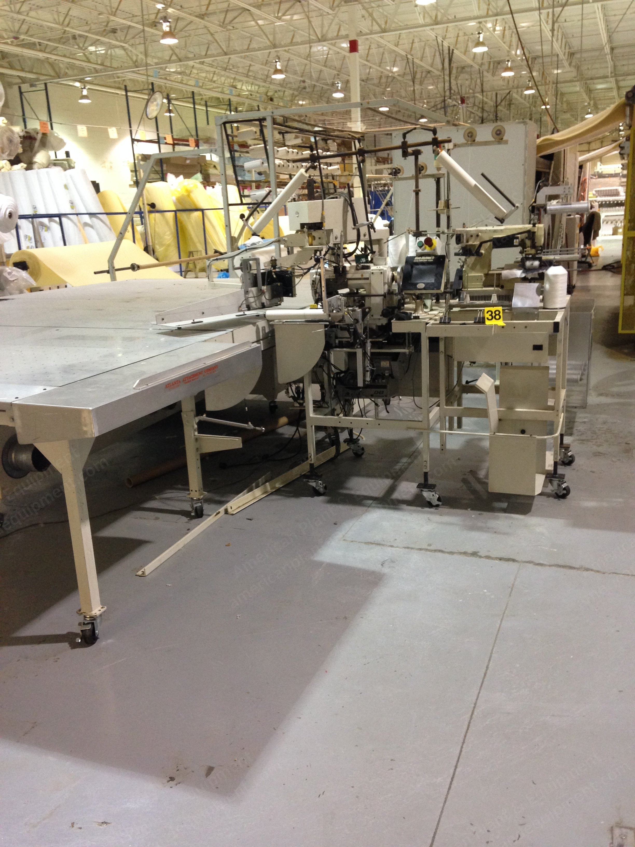 Atlanta Attachment, Mattress Border Quilting Machine, with Singer 300W Sewing Head, Yamato D8 Electronic Box