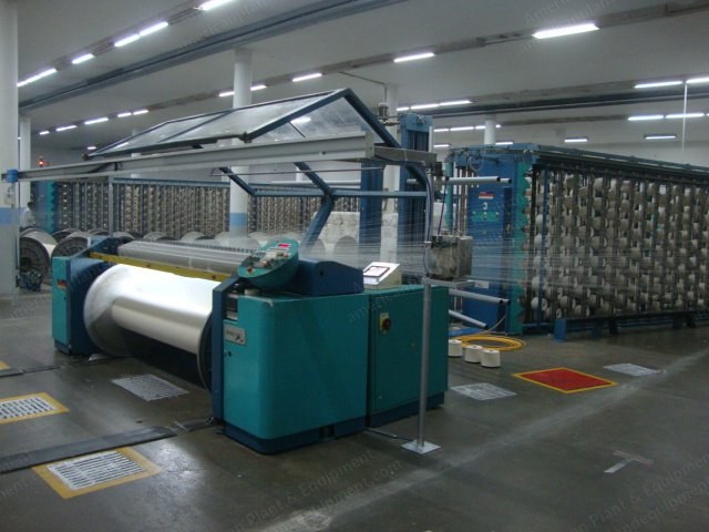 Benninger, Ben-Direct 1000, 1998, Warping Machine, 2200mm Working Width, V-Type Creel, 714 Creel Capacity