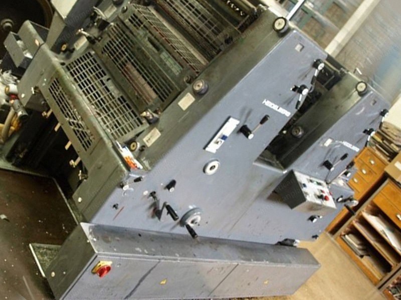 Heidelberg, GTO 52, 1991, 2 Colors, 360x520mm, Standard Dampening