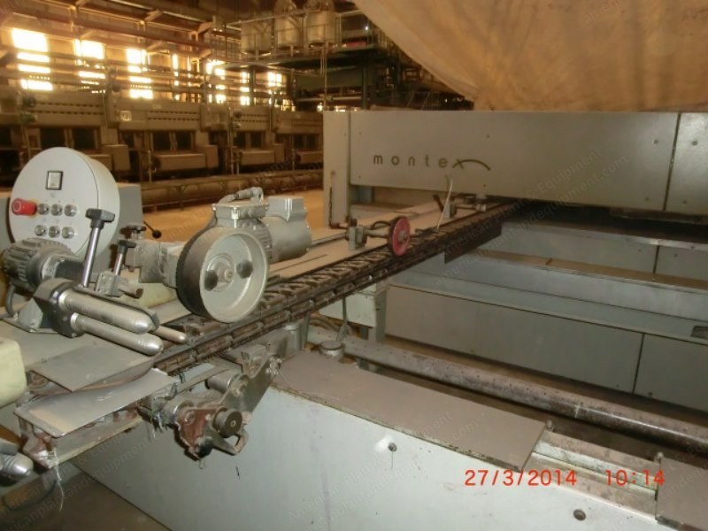 Monforts Stenter, 2006, 3200mm Working Width, 8 Chambers, Pin Clip Chain