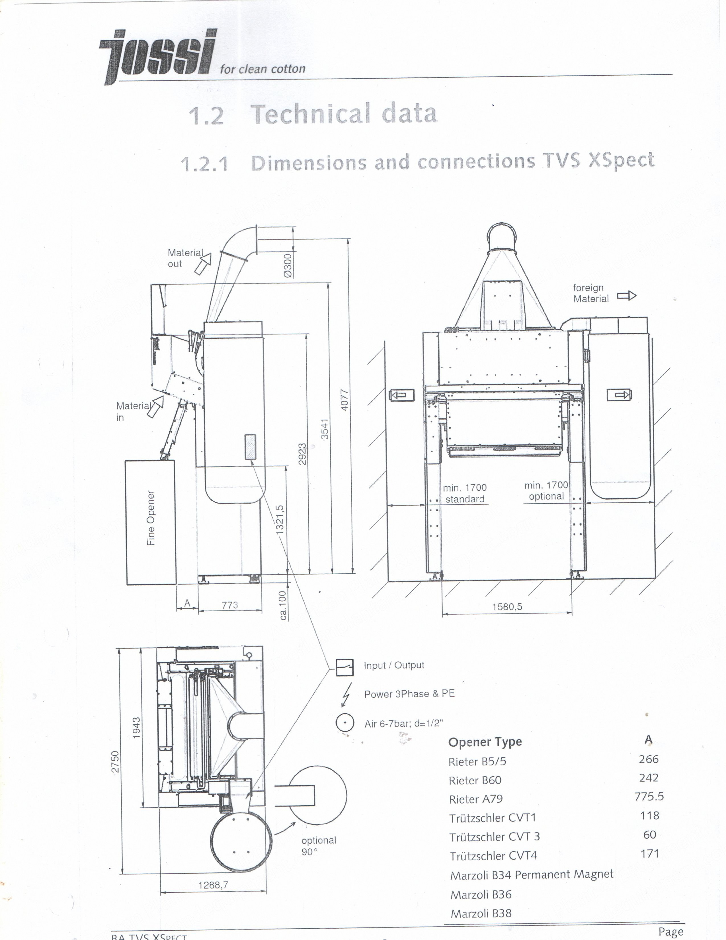 Jossi, Vision Shield Xspect, 2014, Contamination Sorter