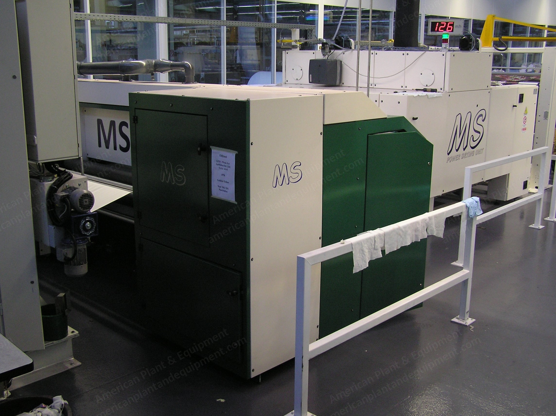 MS, JPK-38, 2010, Inkjet Printing Machine, 1600mm Width, Gas Heated Dryer