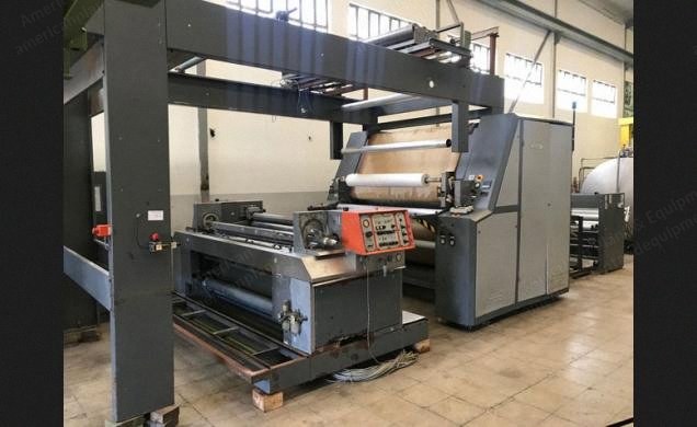 Stork, CT-IV-LFC171-2000, 1989, Rotary Screen Coating Line, 2000mm Width, 1800mm Drum Diameter