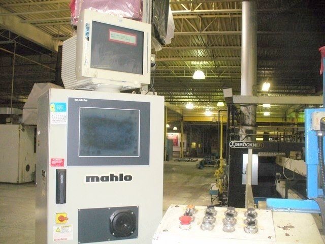 Bruckner Tenter Frame, 2400mm Roller Width, 4 Zones, Pin Chain, Gas Heated