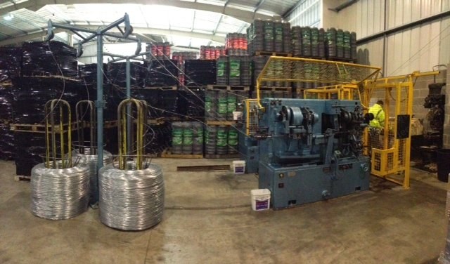 Wafios, STM3, 1976, Barbed Wire Machine, Line Wire 1.4-2.0mm, Point Wire 1.4-1.8mm