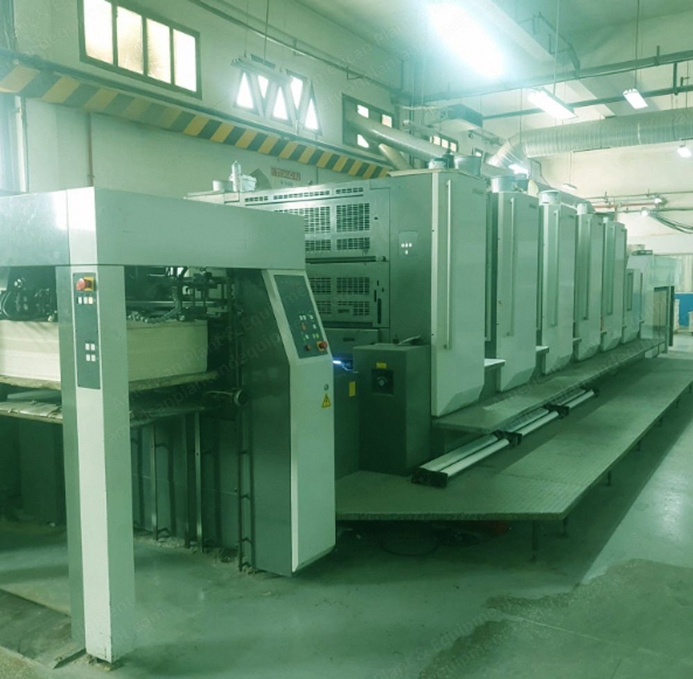 Komori, GL 540 CX, 2013, 5 Colors, Coater, 89 Million Impressions