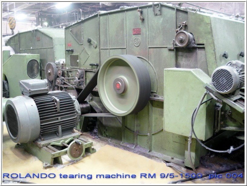 Rolando, RM 9-5-1000, 1986, 1500mm Width, 5 Drums, with Press and Filter