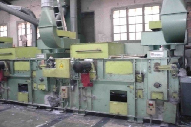 Margasa, 5 Drum Rag Tearing Machine, 1000mm Working Width, with Rotary Cutter, Blending Rooms, Baler