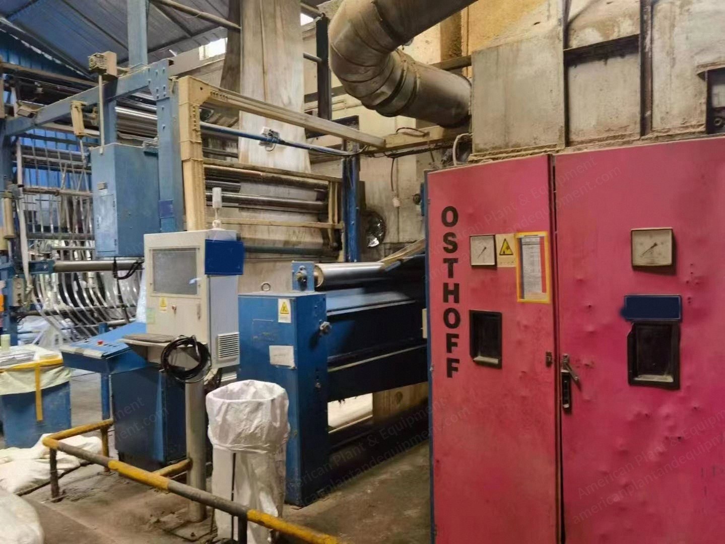 Osthoff Singeing Machine, 2009, 2000mm, 2 Burners