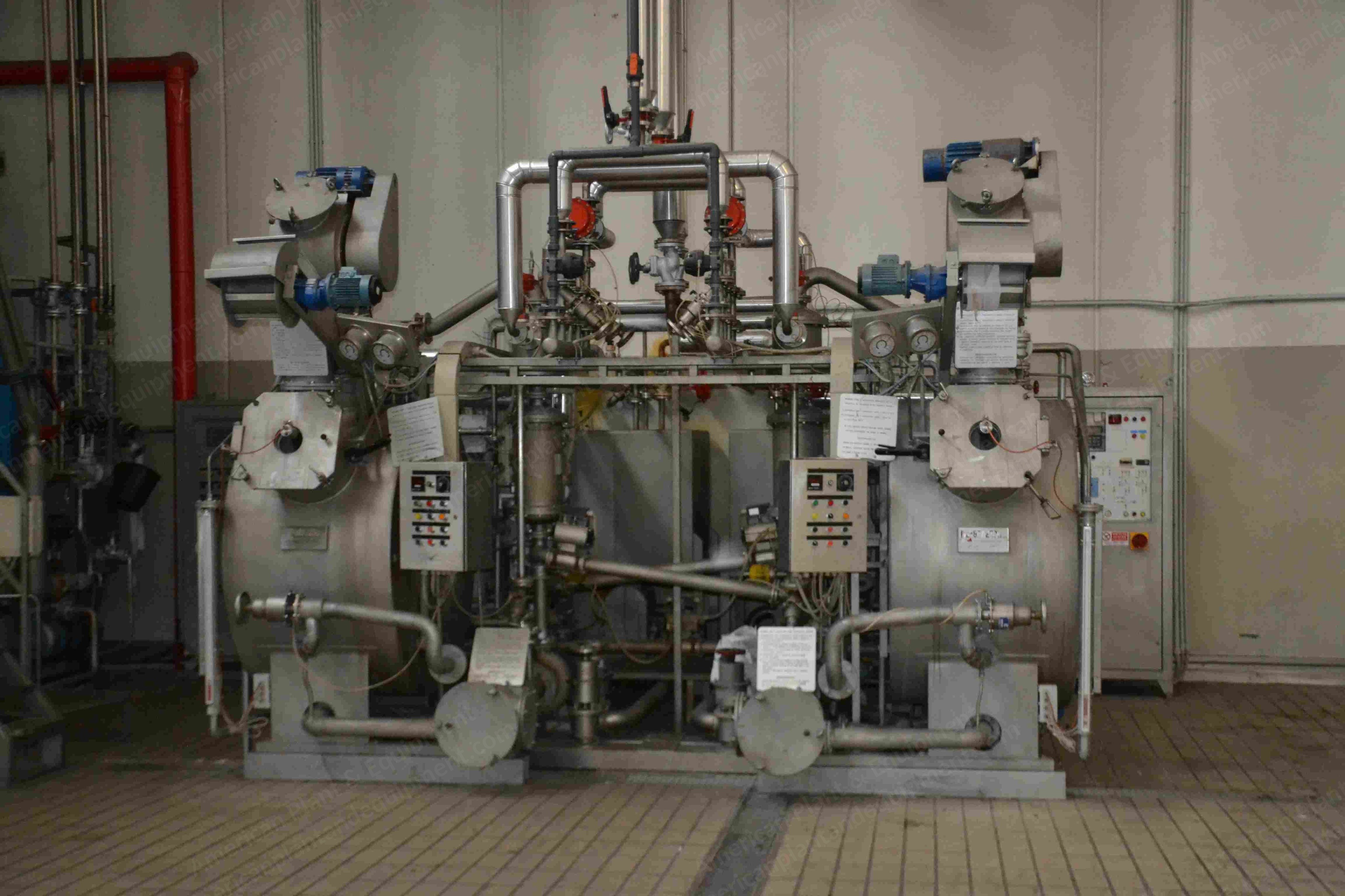 Brazzoli, Saturno 50+50, 1994, HT Coupled Dyeing Machines, 50+50 kg Capacity, Arel ATC304 Control