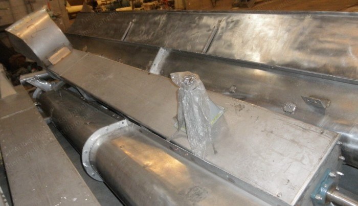 Stainless Steel Screw Conveyor, 12" x 10'
