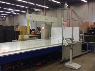 Baumer, ISL / ISM, 2001/2003, 80 inch Foam Cutting Saws, Rotating Table