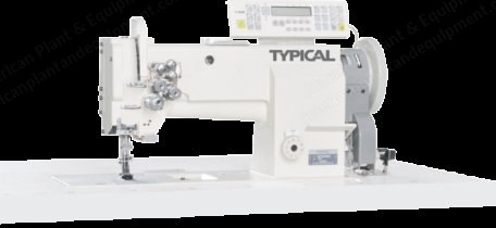 Typical, GC20606-D2T3, Twin Needle Sewing Head, 1/4 inch Gauge, Thread Trimmer