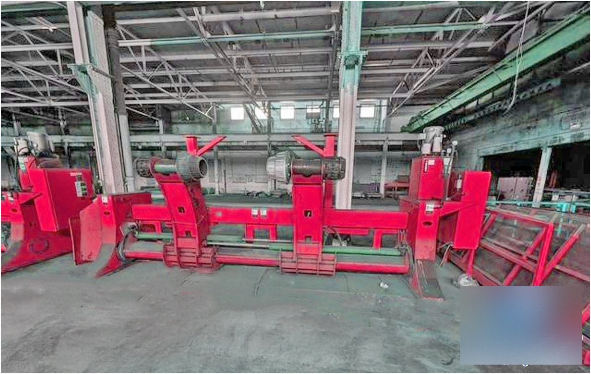Marquip, Roll Stand, 2000, 98" Width, 84" Diameter, Shaftless Floor Pickup, Pneumatic Brakes