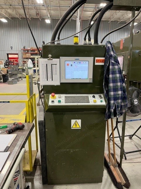 Atom, S-530 BL-CL, 2002, Traveling Head Die Cutter, 25 Ton Capacity, 61 inch Belt Width