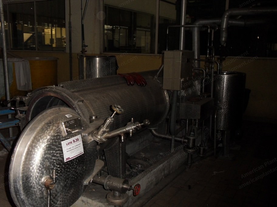 Termec Beam Dyeing Machines, Setex 505 Controllers, 30 to 400 kg Capacity