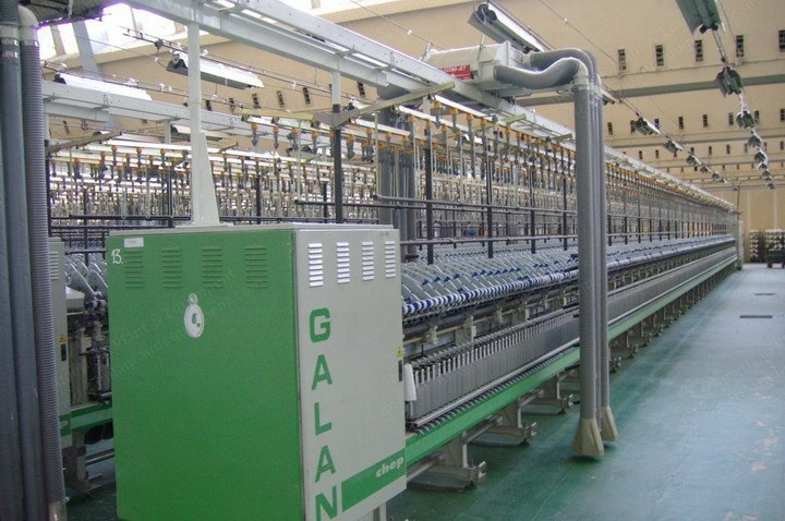 Complete Ring Spinning Plant, 10300 Spindles, 1998, 3.6 Tons/24h Capacity