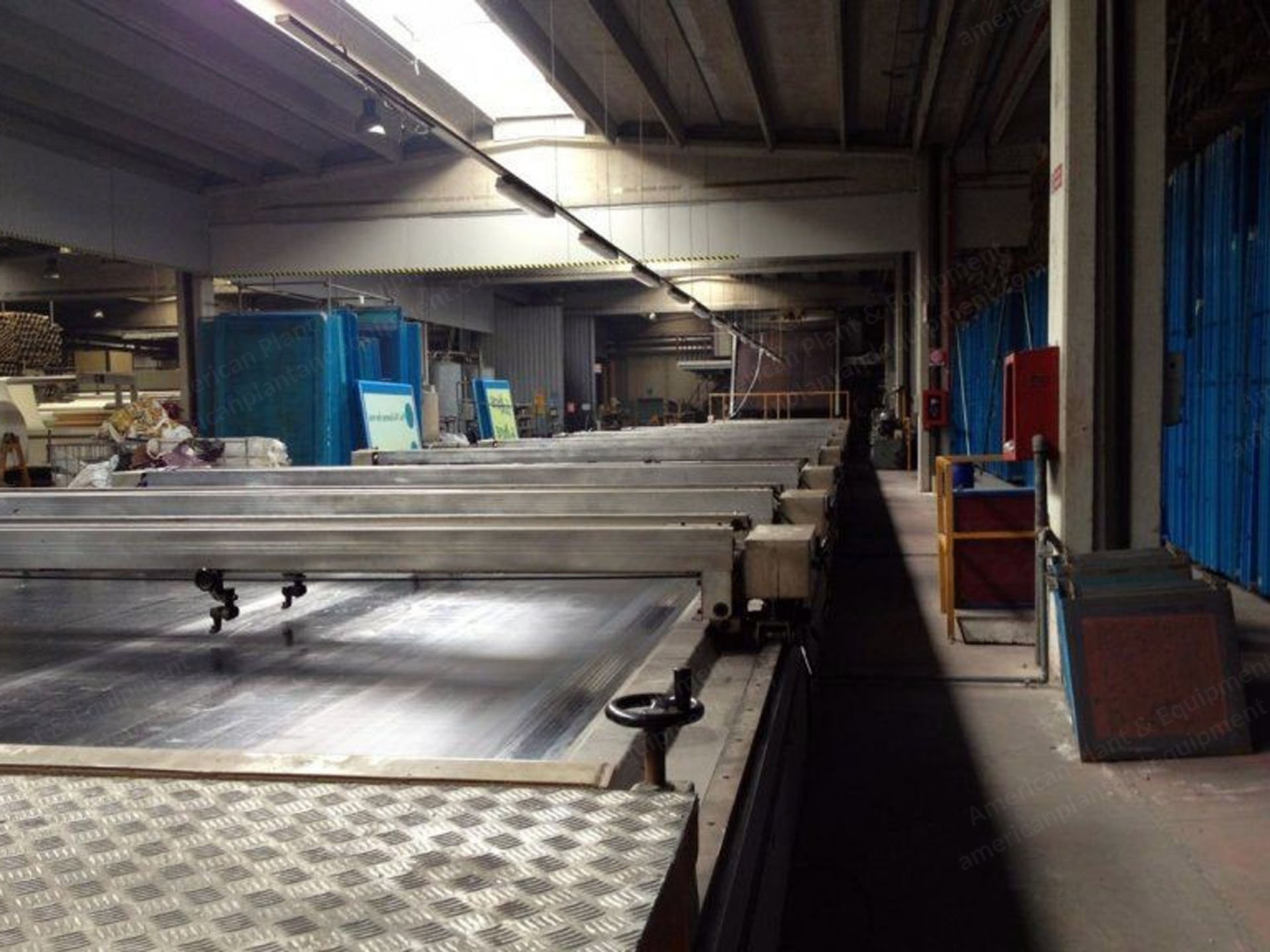 Reggiani, RL320, 1980, Flat Bed Printing Machine, 3200mm Working Width, 10 Colors, 4 Chambers
