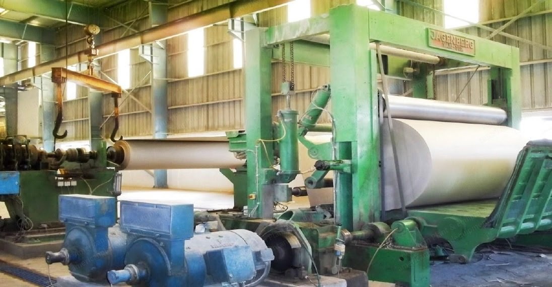 2 Wires Test Liner and Fluting Complete Paper Machine, 2500mm Trim Width, 120 T/Day Capacity