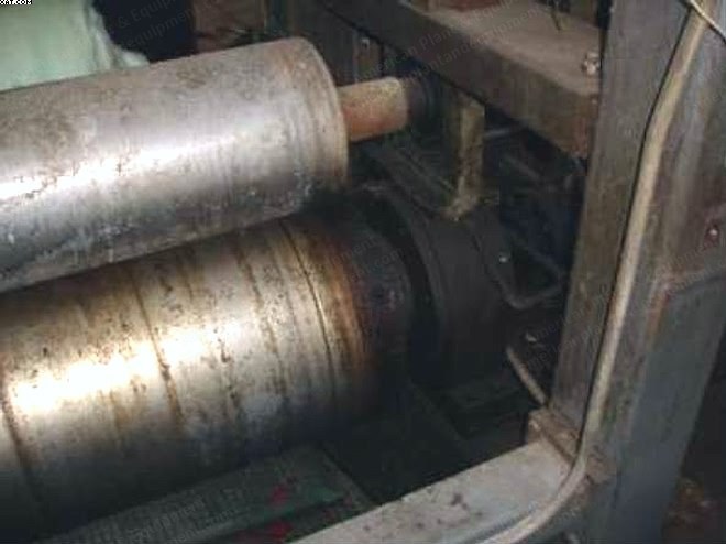 Custom Made Hot Oil Calender, 5080mm Working Width, 460mm Roll Diameter, Chromalox PFV650/80 Boiler