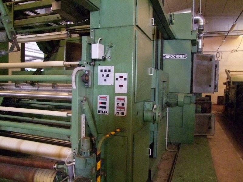 Bruckner, Multilayer Stenter Machine, 1995, 2000mm Working Width, 6 Passages, Oil Heated