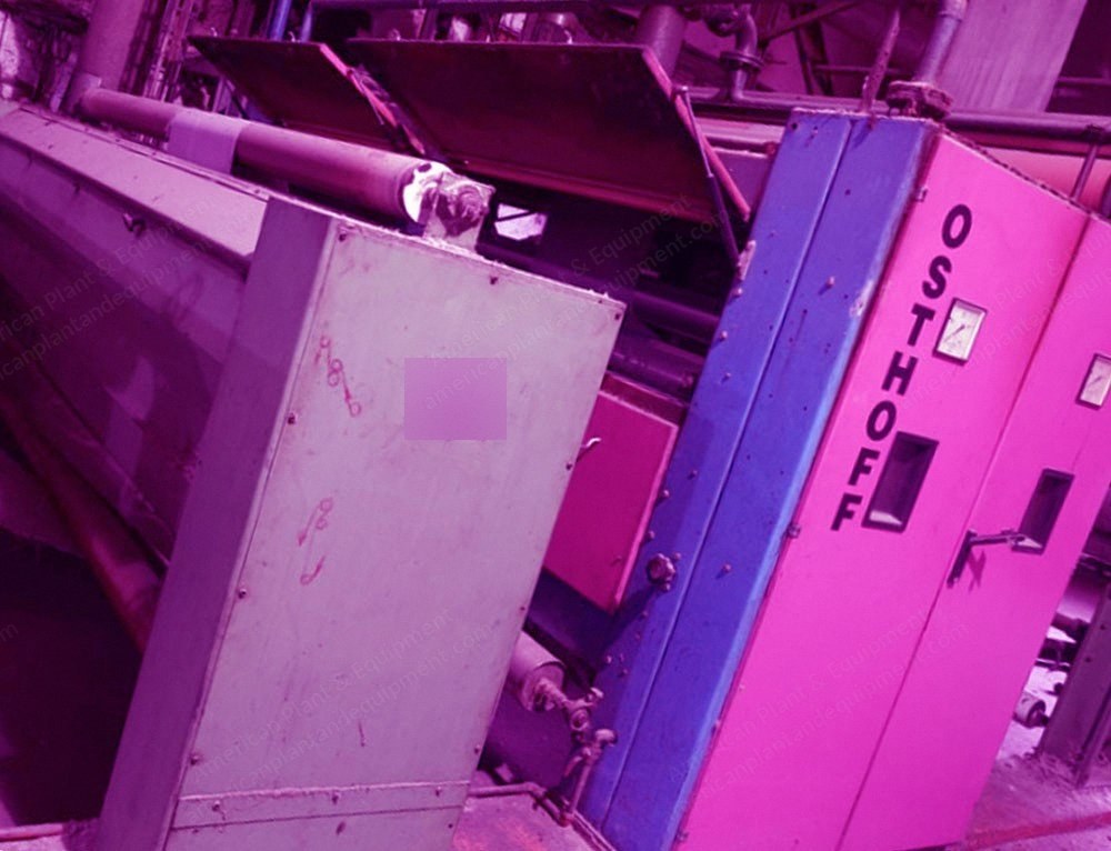 Osthoff, OS O7-2C, 2008, Singeing Machine, 2800mm Working Width, 2 Burners, with Goller Desizing Box