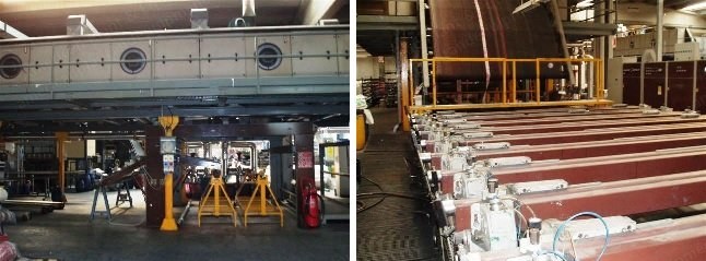 Reggiani, RQ2, 1990, 3200mm Working Width, 9 Magnetic Heads, 4 Chambers