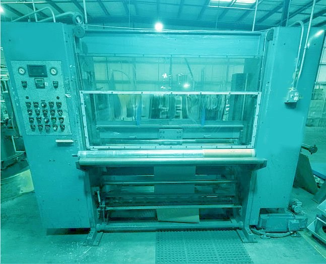 Goebel, Model 3662, 53" Slitter Rewinder, 15" Max Rewind OD, 49" Max Unwind OD