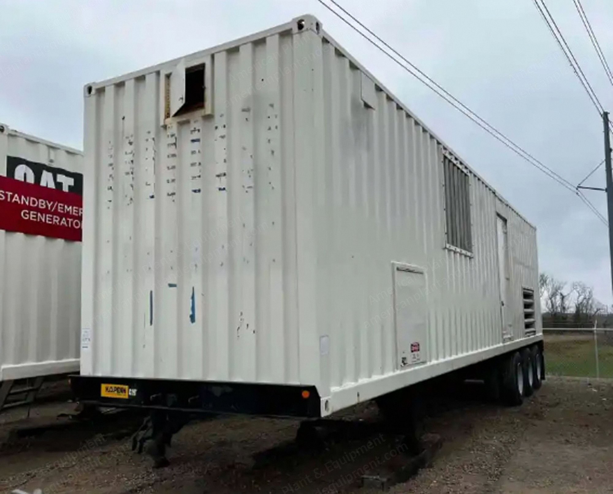 Caterpillar, XQ2000, 2003, 2000 kW, 3516B Diesel Engine, Trailer Mounted, 4444 Hours