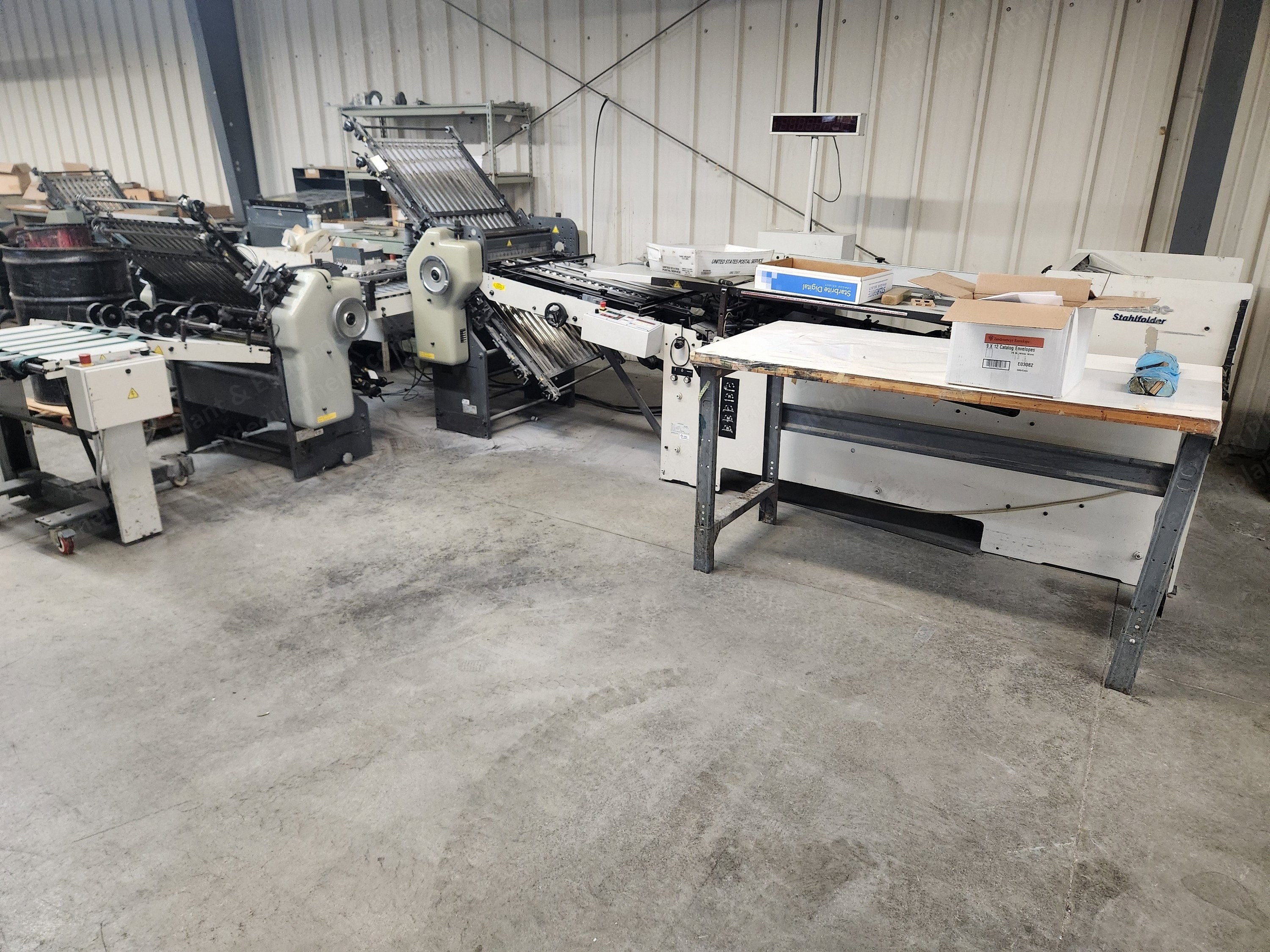 Heidelberg, Stahl B1426B, Folder, 4/4/4, Continuous Feed, B26 Stacker