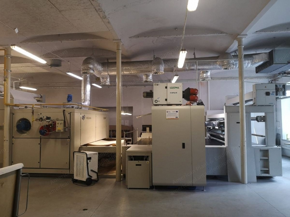 Reggiani, Renoir 240, 2018, Digital Printer, 16 Printing Heads, 240cm Width, Gas Burners