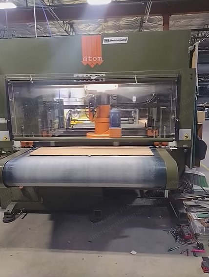 Atom, S530CN BP, 35 Metric Ton, 19.5" x 19.5" Head Size, Belt Feed Auto Die Cutter
