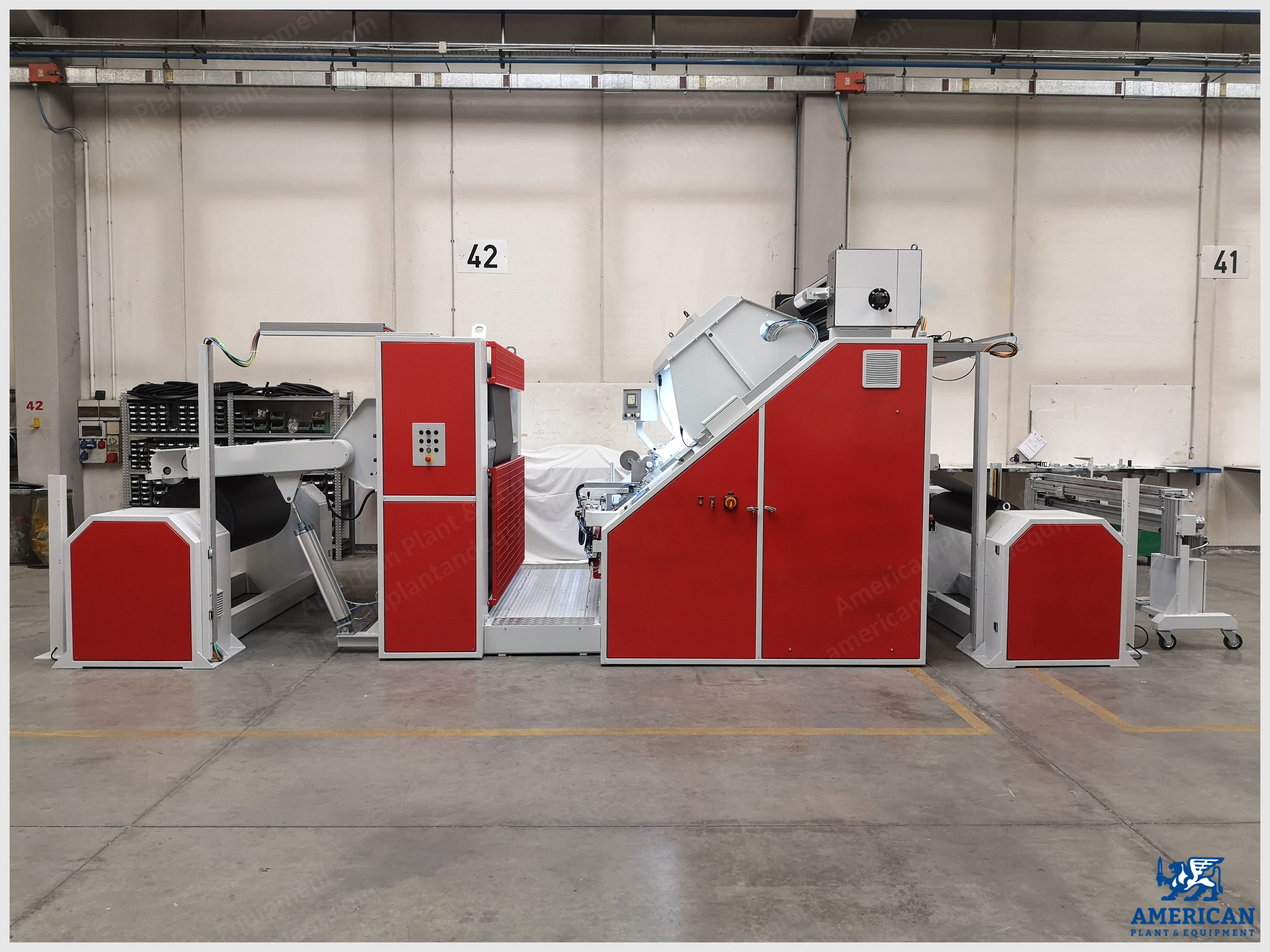 NovaStar, Mod. 130, Inspection Machine, Unwinding System, 45 Degree Inspection Table, Brushless Motors