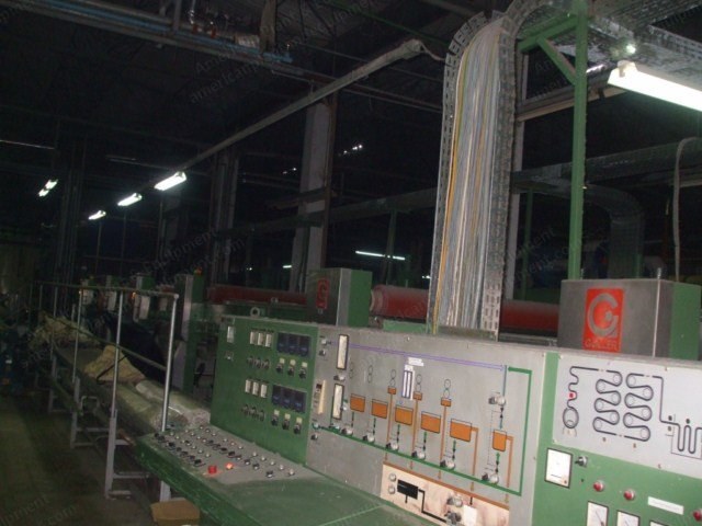 Goller, 1995, Open Width Washing Range, 1800mm, 7 Chambers, with 8 Cylinder Dryer