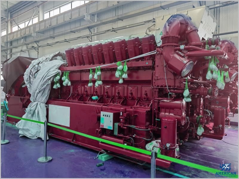 MWM, TCG2032V16, 2015, 4300kW, 10.5kV, 50Hz, Gas Generator Set