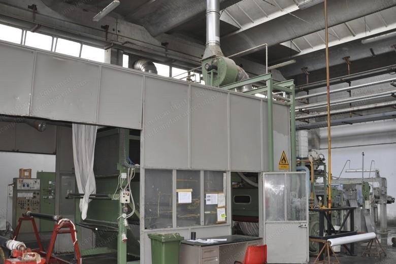 Osthoff, U 80, 1988, Singeing Line, 3200mm Working Width, Double Burner, Brushing Unit
